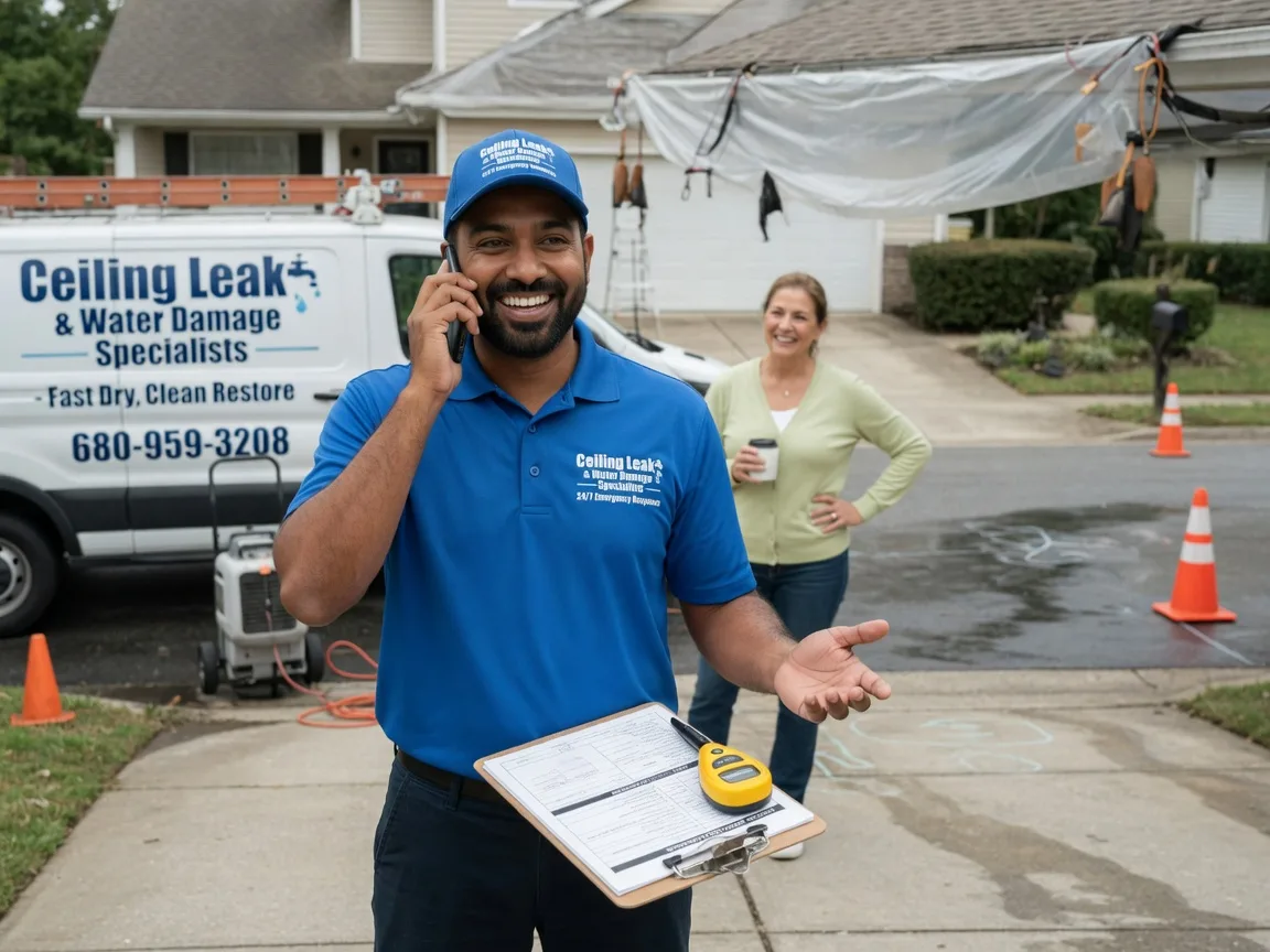 Ceiling Leak Cleanup Karlsruhe, ND FAQs